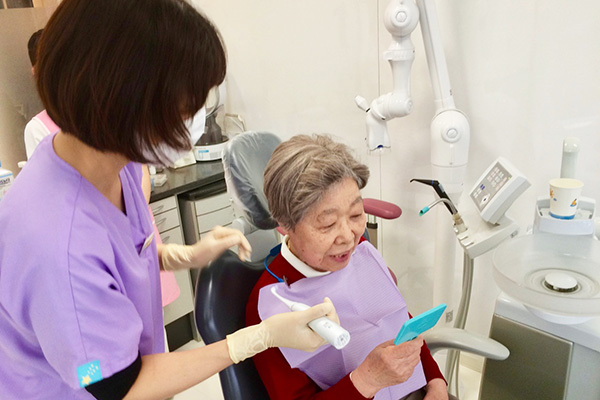 ブラッシング指導